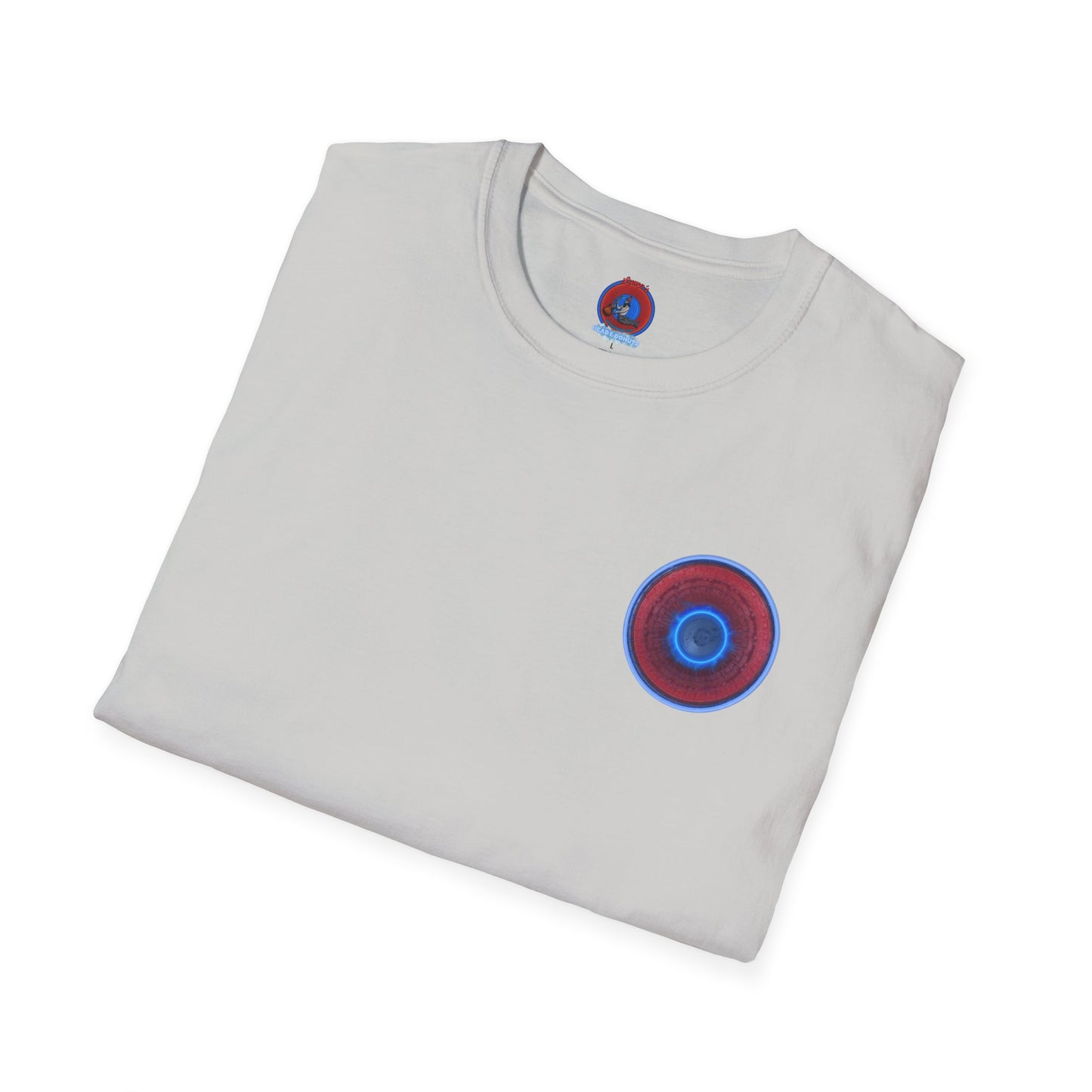 Classic Donut Tee - Unisex Soft-Style - "Homer's Pefect Donut" - series 1.0  - variant 3 - light blue edging