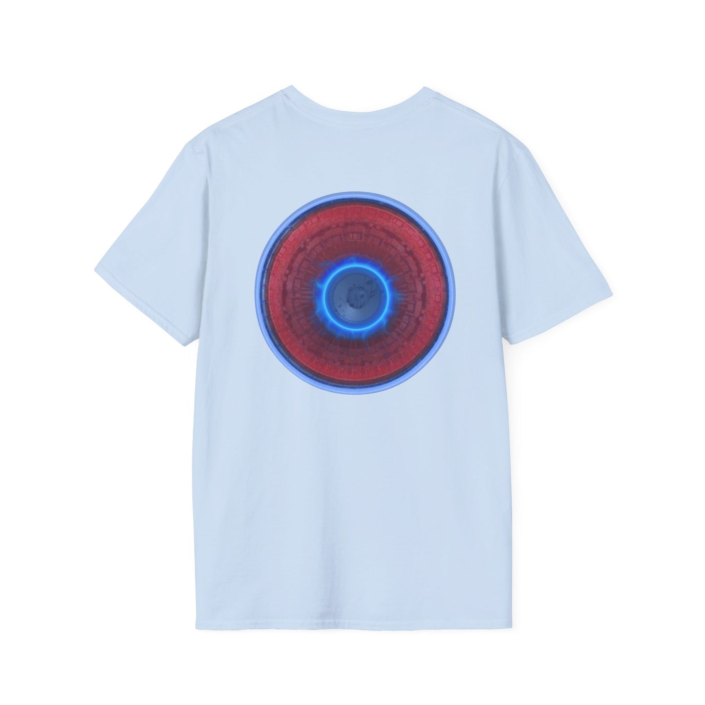 Classic Donut Tee - Unisex Soft-Style - "Homer's Pefect Donut" - series 1.0  - variant 3 - light blue edging