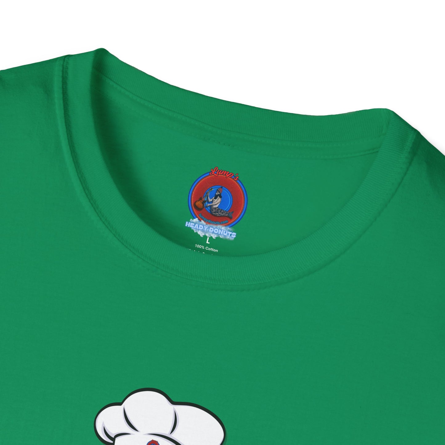 Classic Donut Tee - Unisex Soft-Style - "My Phriend the Donut" - plump vivid red donut