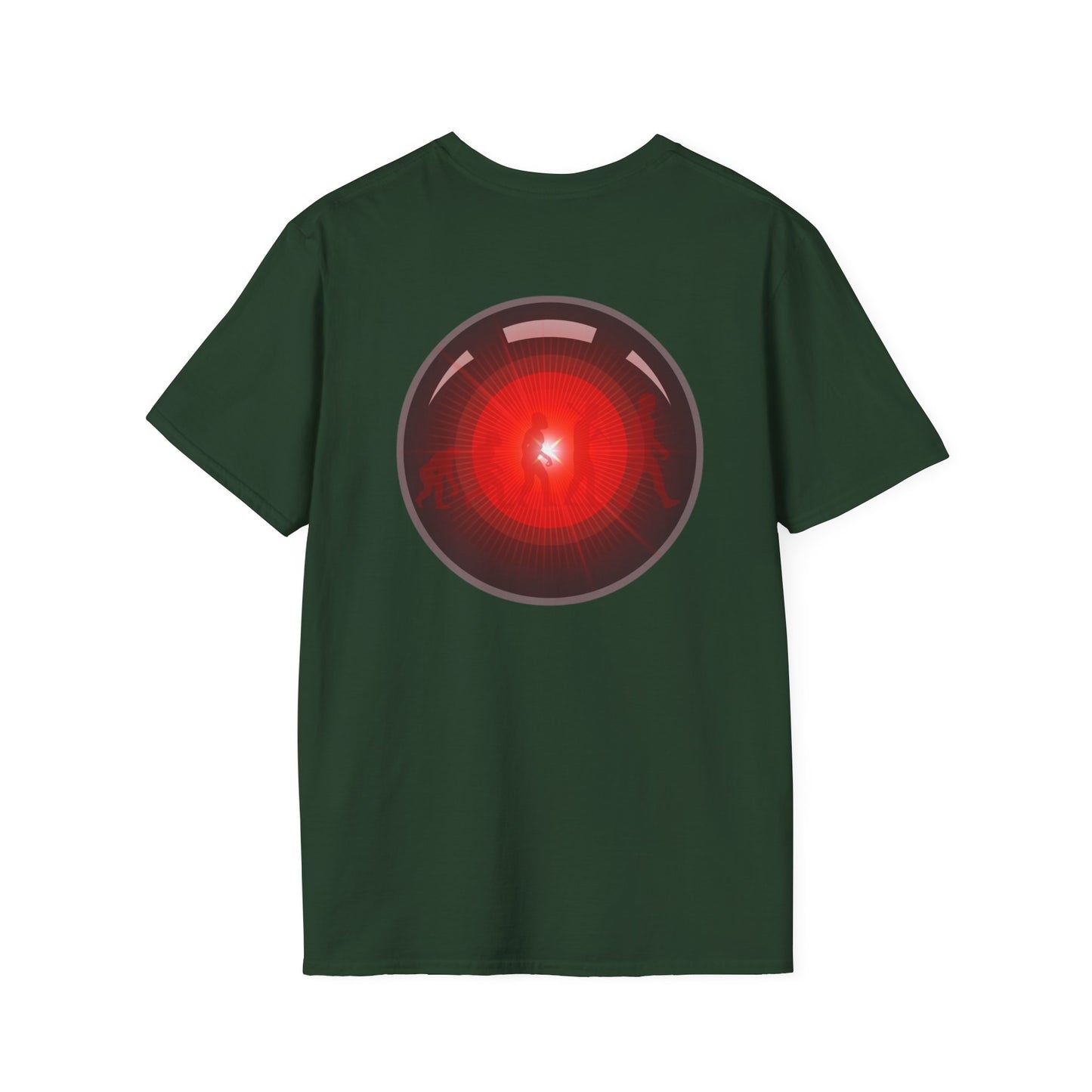 Classic Donut Tee - Unisex Soft-Style - "2025: a Donut Odyssey" - series 1.0 - variant 2 - black/red donut