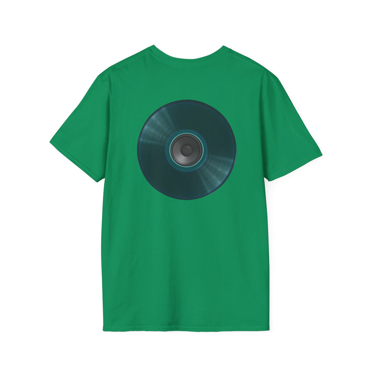 Classic Donut Tee - Unisex Soft-Style - "The Plain Record Donut" - series 1.0 - dark teal green