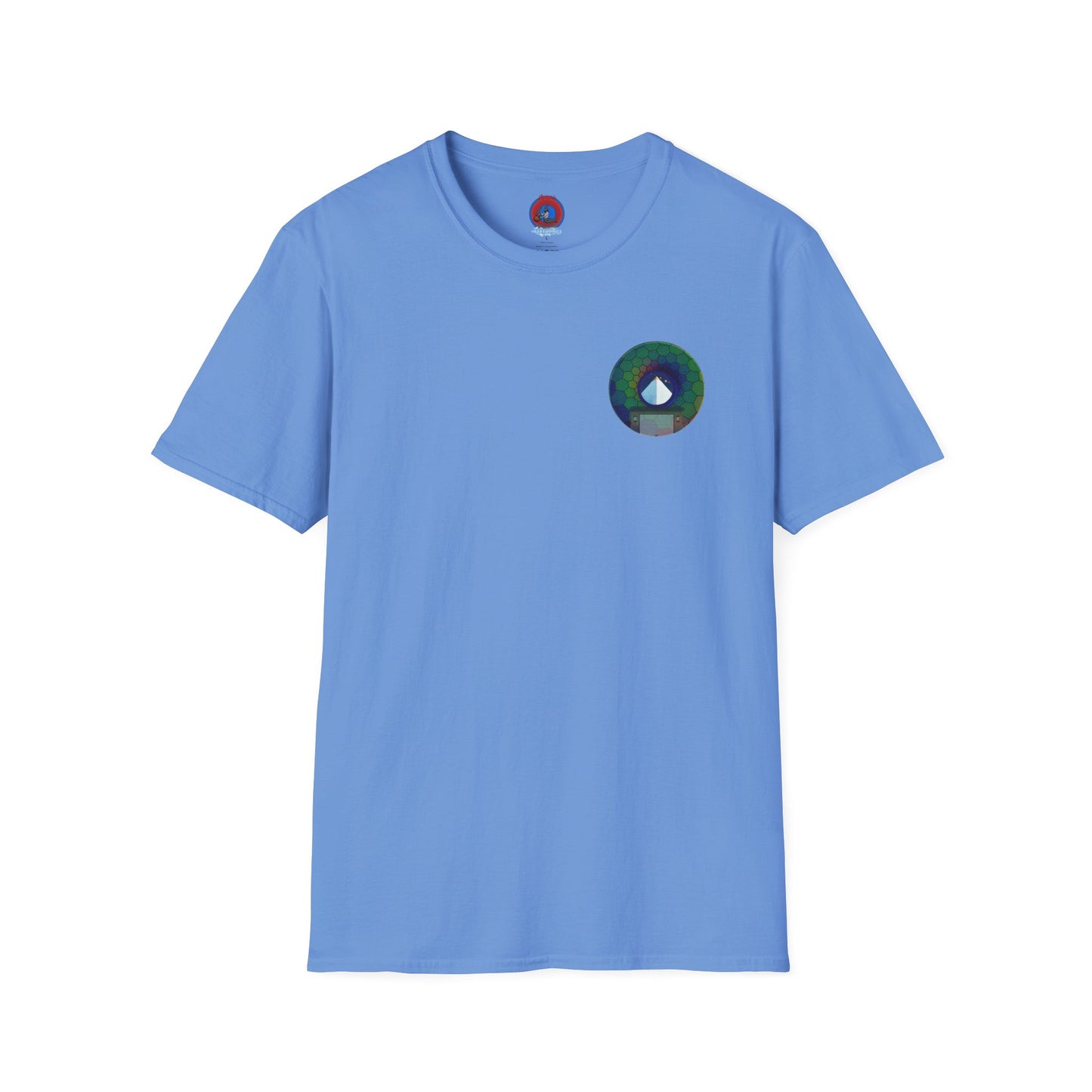 Classic Donut Tee - Unisex Soft-Style - "Limestone Donuts so Large" - variant 8 - green hexadonut w/garage