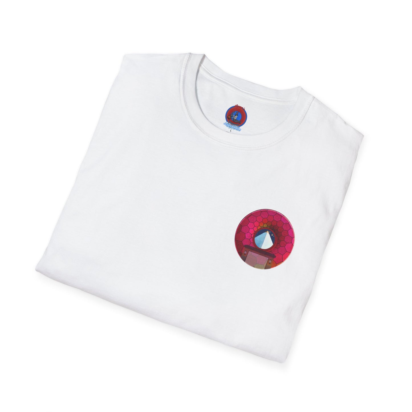 Classic Donut Tee - Unisex Soft-Style - "Limestone Donuts so Large" - variant 6 - green hexadonut