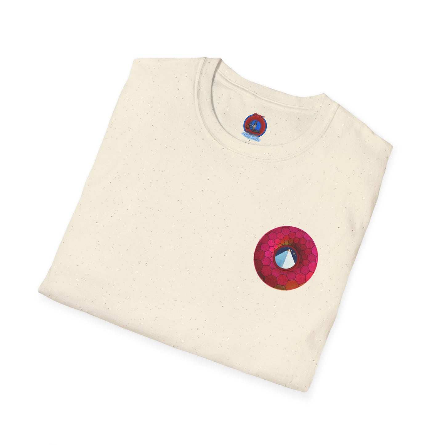 Classic Donut Tee - Unisex Soft-Style - "Limestone Donuts so Large" - variant 5 - green hexadonut
