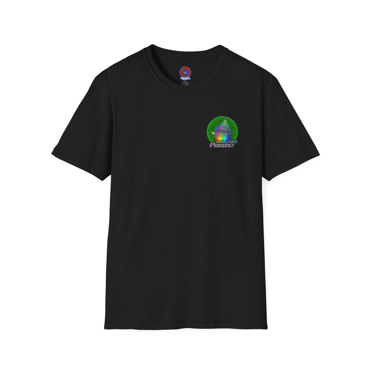 Classic Donut Tee - Unisex Soft-Style - "My Phavorite Martian" - green donut - series 1.0