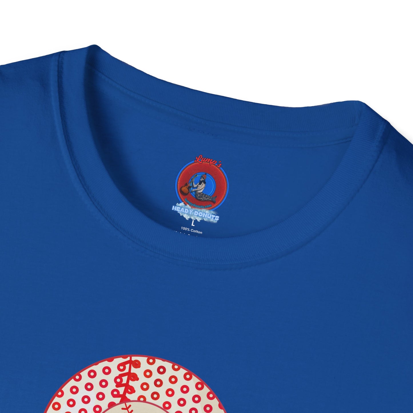 Classic Donut Tee - Unisex Soft-Style - "Phenway Ballpark Donuts" - baseball paradox donut - variant 3
