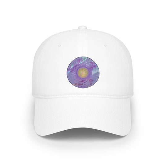 Lumpy Donut Baseball Cap - "Welcome, This is your Donut Cap" - vivid purple donut w/