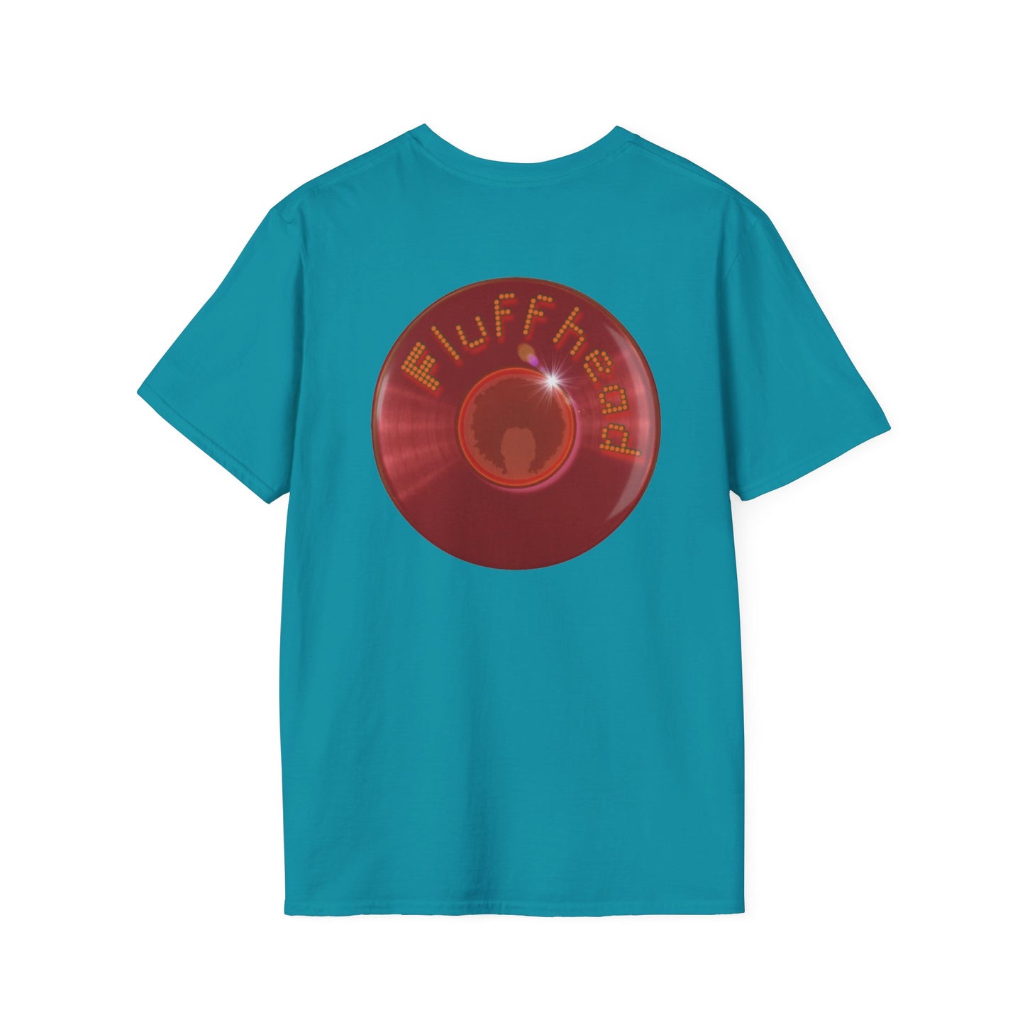 Classic Donut Tee - Unisex Soft-Style - "The Fluffernutter Donut" - series 1.0 - dark red donut