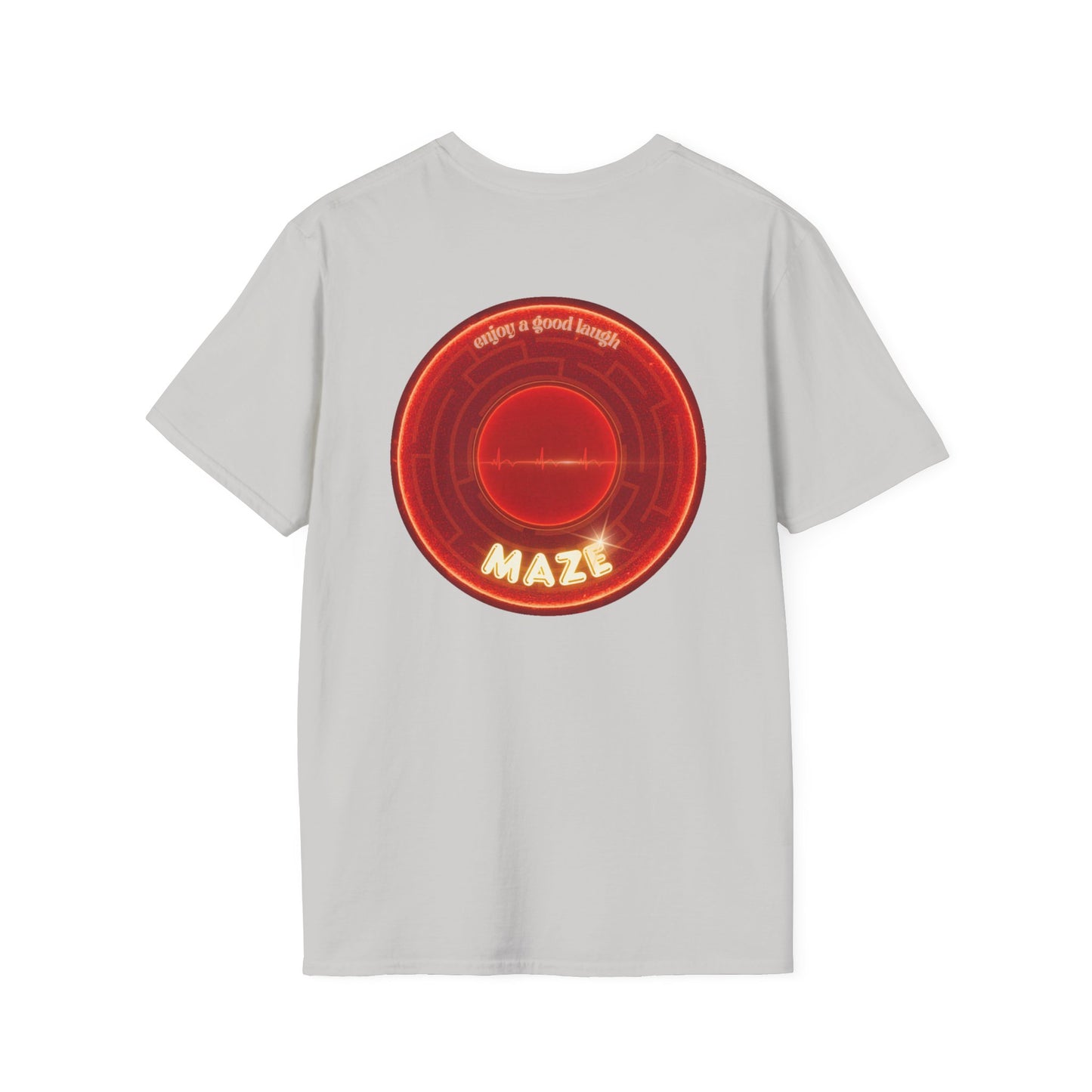Classic Donut Tee - Unisex Soft-Style - "The Amazing Donut" - series 1.0 - variant 2 - red donut