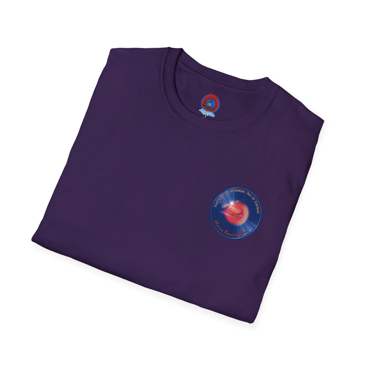 Classic Donut Tee - Unisex Soft-Style - "Marco's Preferred Donut" - series 1.0 - blue donut