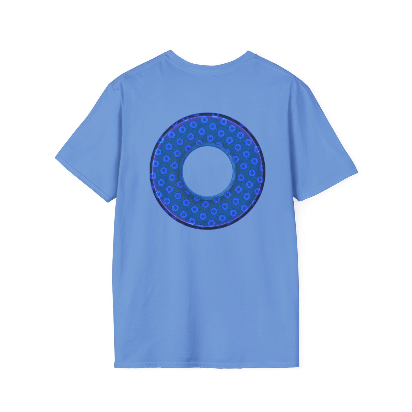 Plain Donuts/Unisex Soft-Style - "Plain Electric Paradoxical Donuts" - royal blue/dark blue donuts