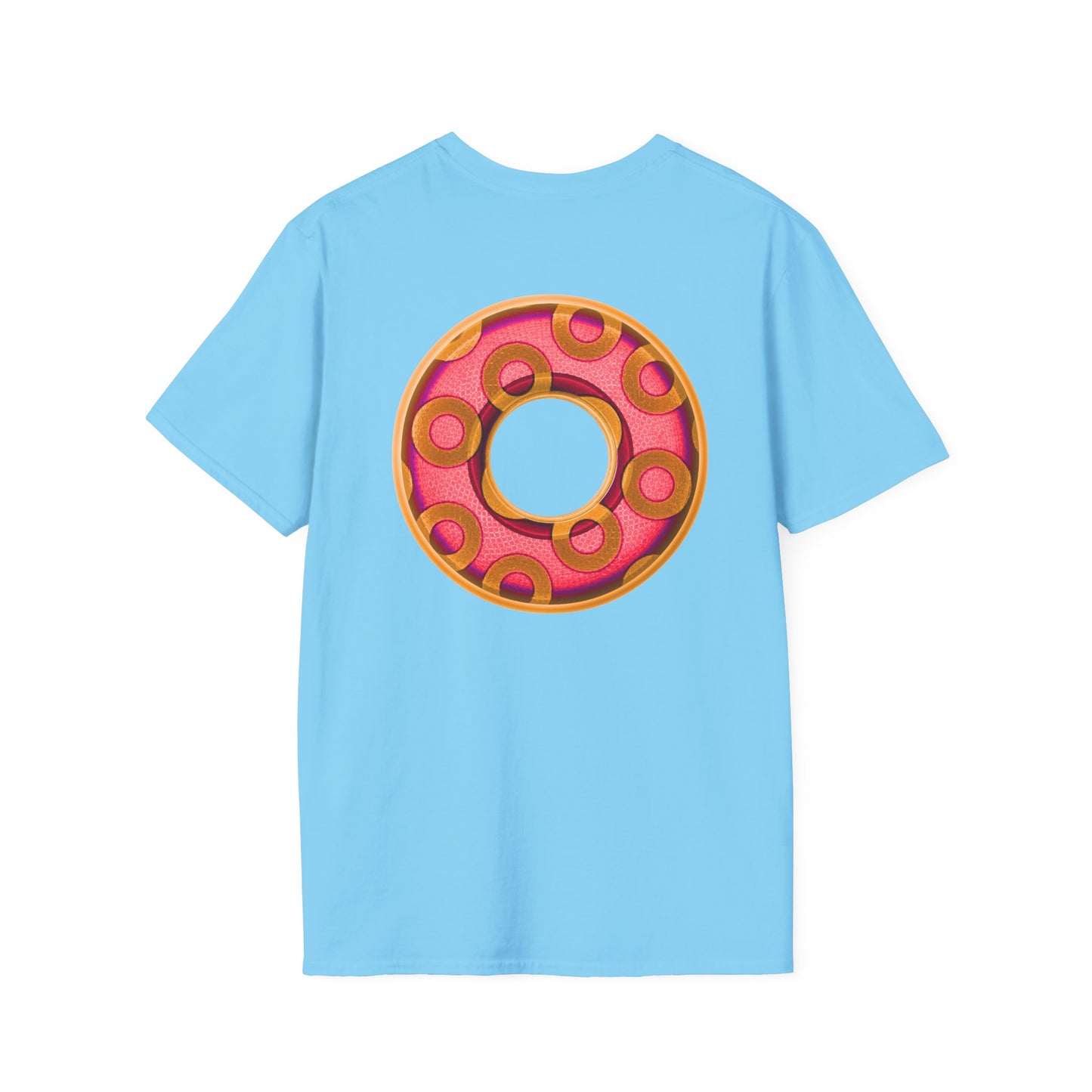 Plain Donuts/Unisex Soft-Style - "Plain Rustic Paradoxical Donuts" - rose/gold donuts