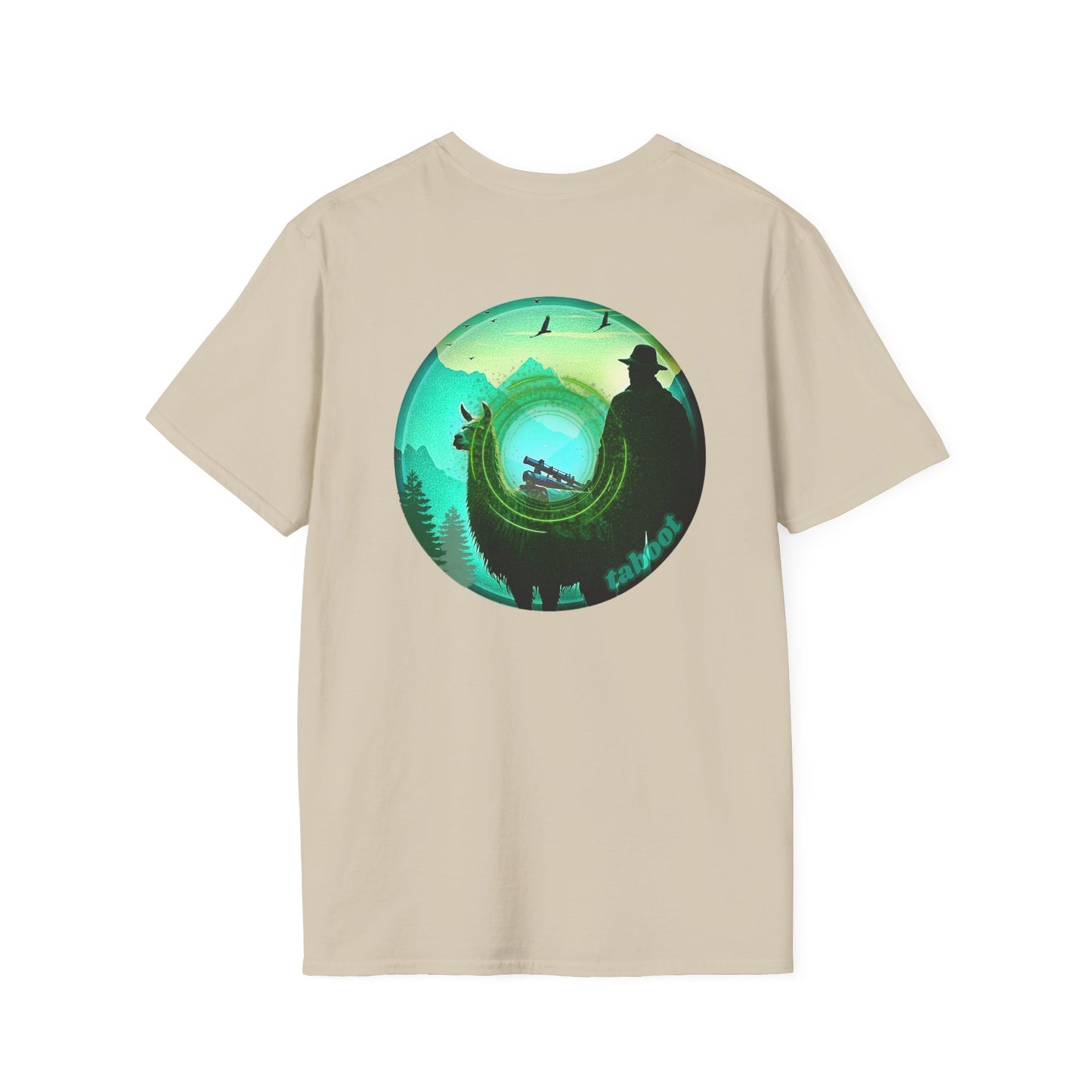 Classic Donut Tee - Unisex Soft-Style - "The Taboo(t) Donut" - green/picture donut