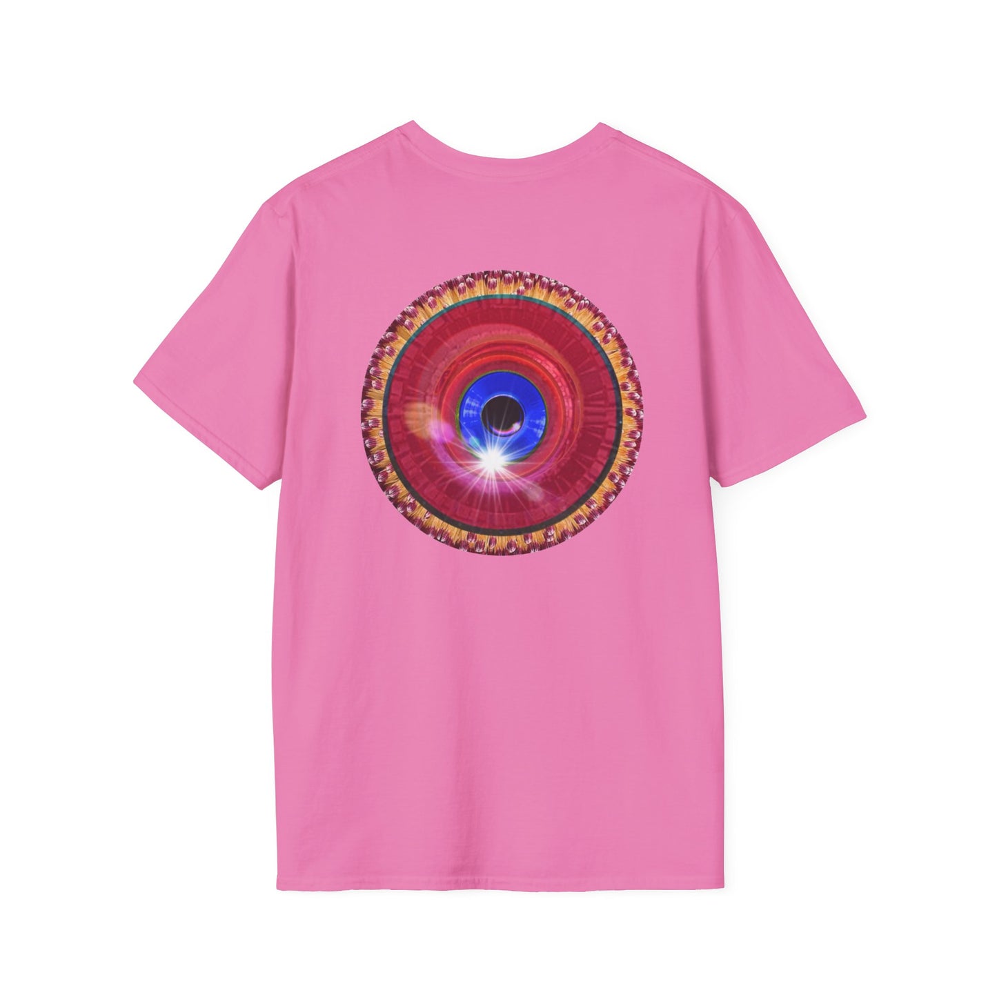 Classic Donut Tee - Unisex Soft-Style - "The Donut made with Solitary Flour" - red donut