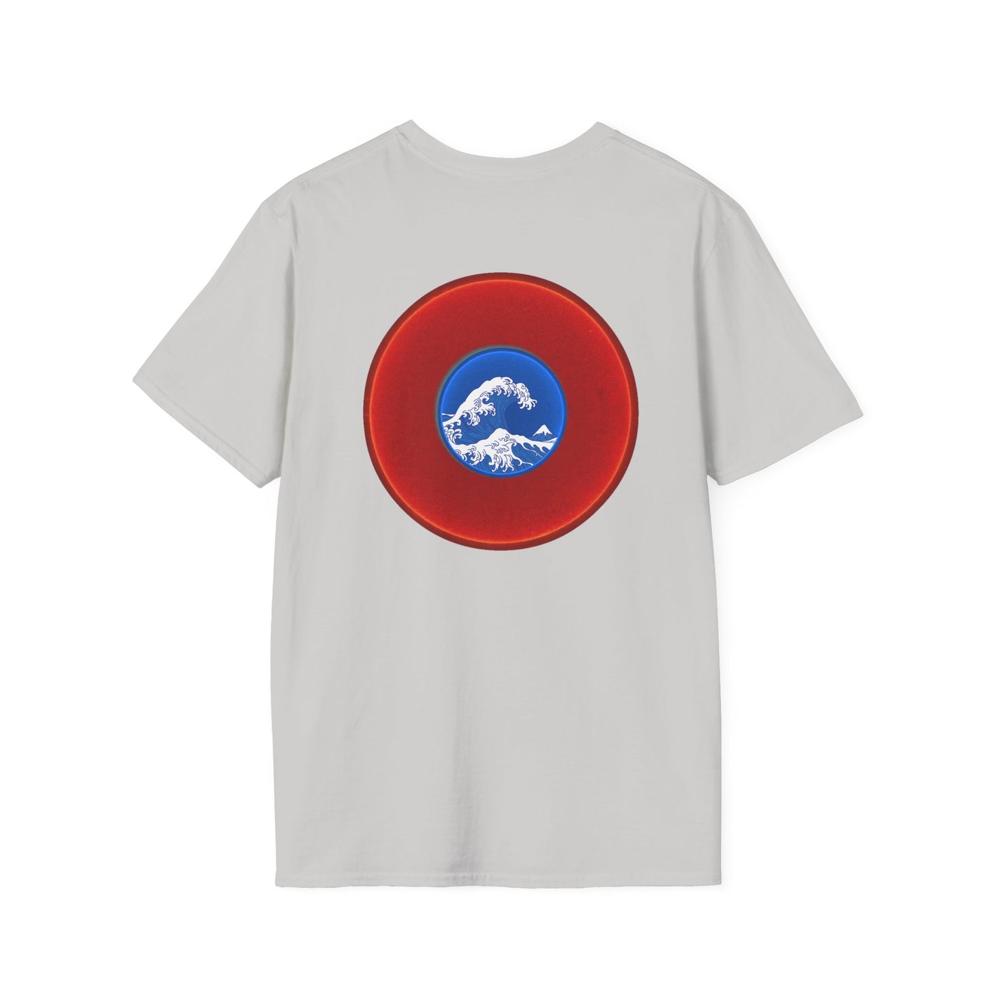 Classic Donut Tee - Unisex Soft-Style - "The Donut that Flows in every Direction" - series 1.0 - variant 1 - red donut