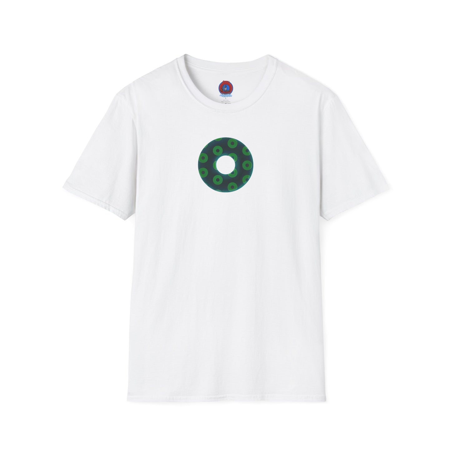 Plain Donuts/Unisex Soft-Style - "Plain Blimpy Paradoxical Donuts" - dark green/light green donuts