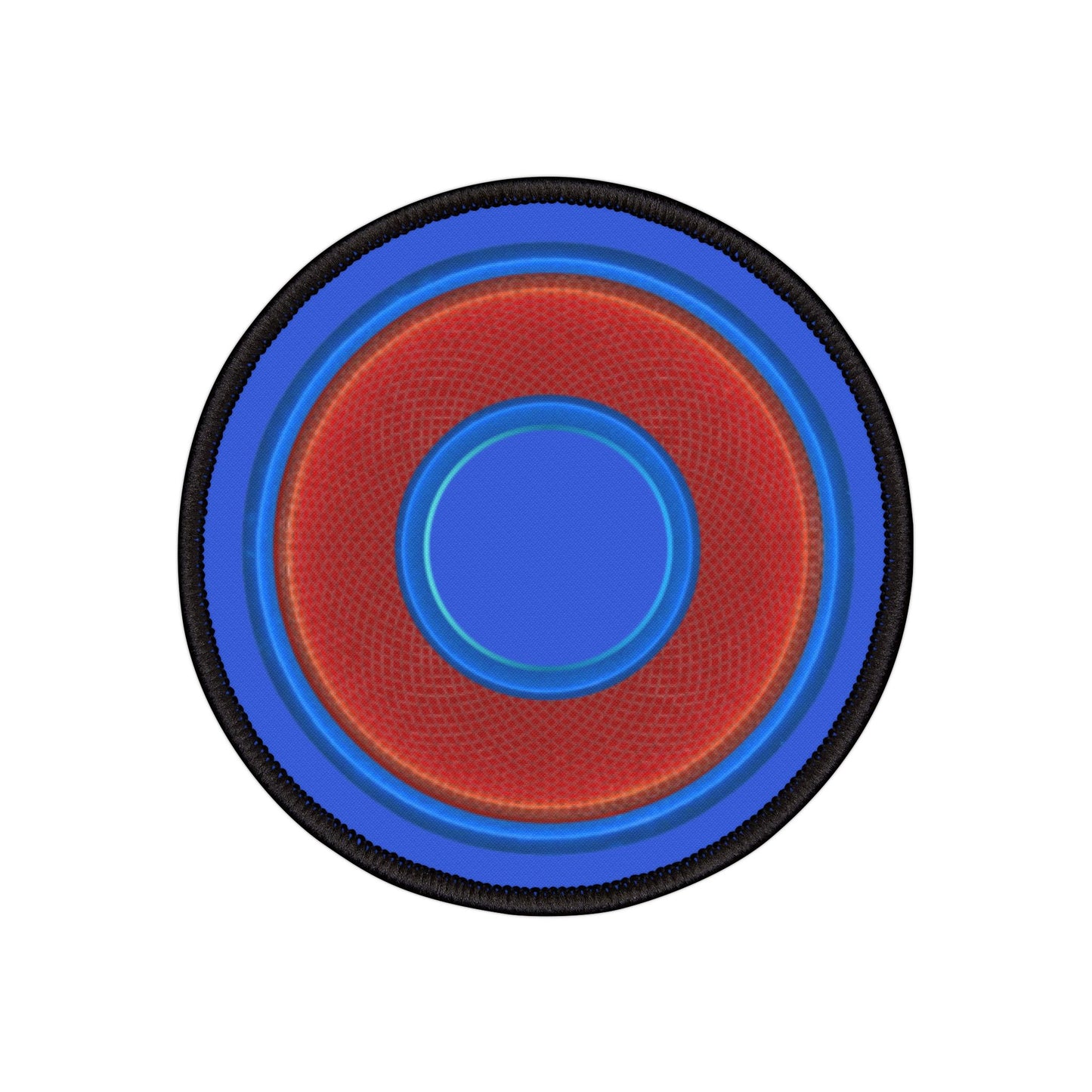 Iron-On Donut Patch - plain red donut