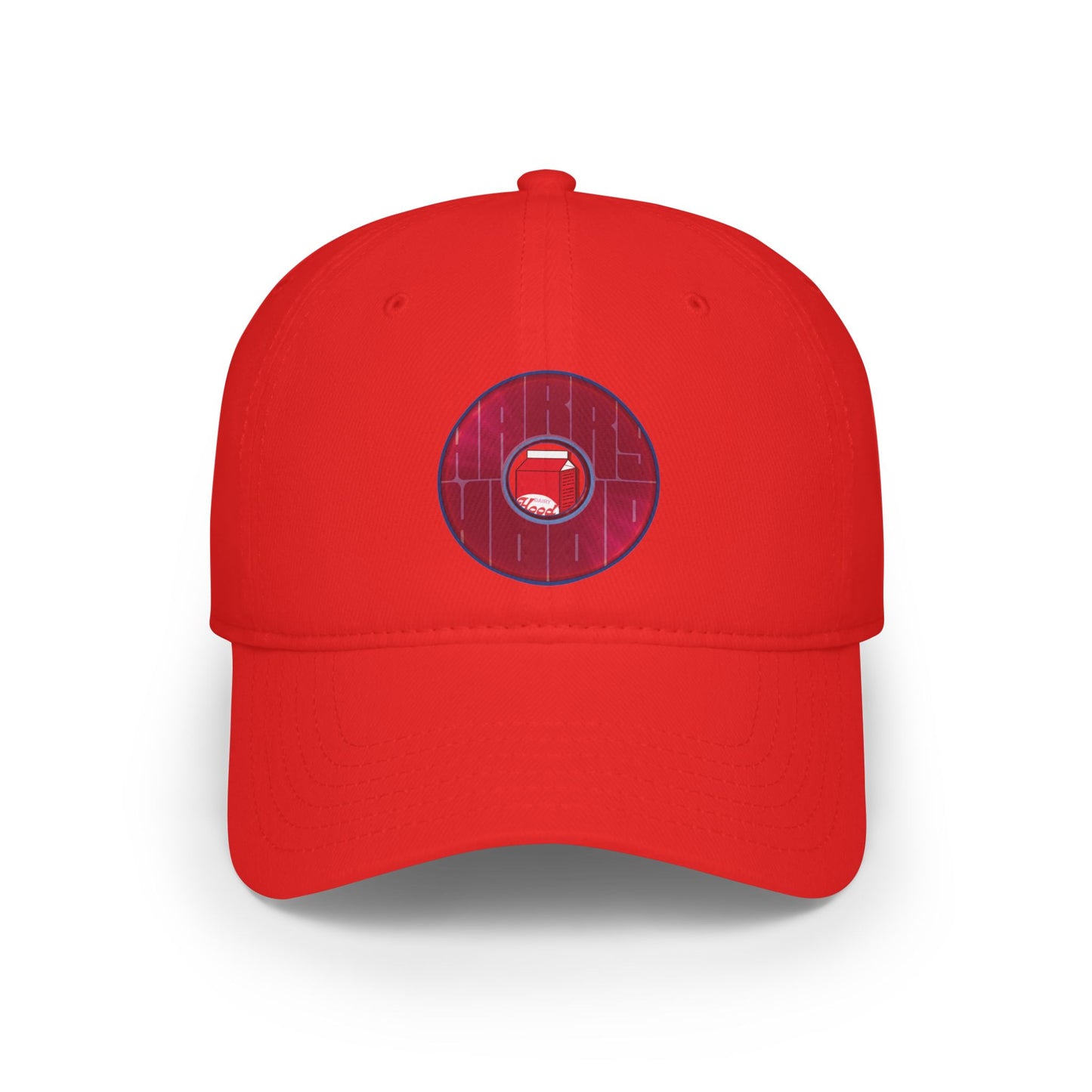 Donut Baseball Cap - "Harry Unofficial Donut Cap" - variant 2 - magenta/purple donut w/words