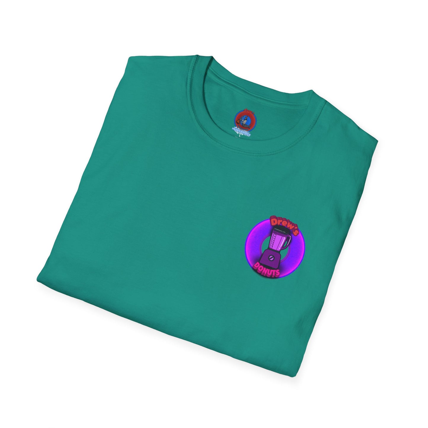 Classic Donut Tee - Unisex Soft-Style - "Drew's Donuts" - series 1.0 - purple donut