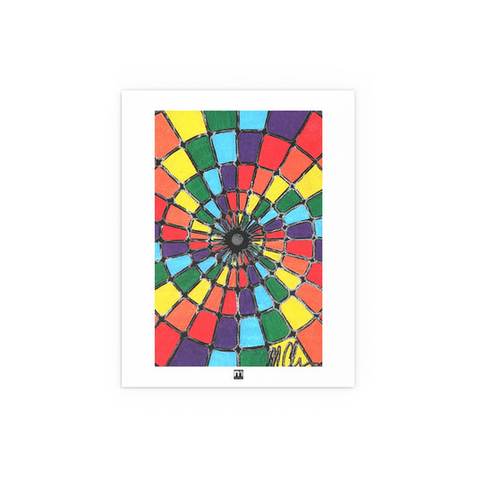 Matters Artwork - "We Spin in Circles" - Poster Nut Print - 11" x 14"