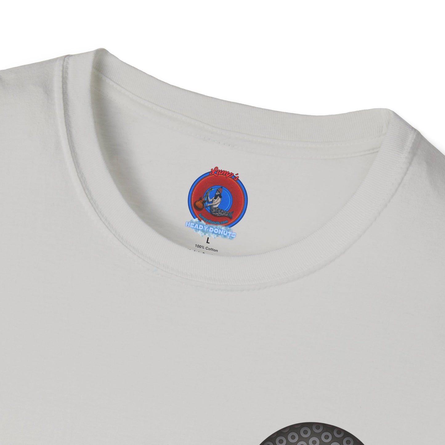 Classic Donut Tee - Unisex Soft-Style - "Lifesaving Donut" - series 1.0 gray paradoxical donut