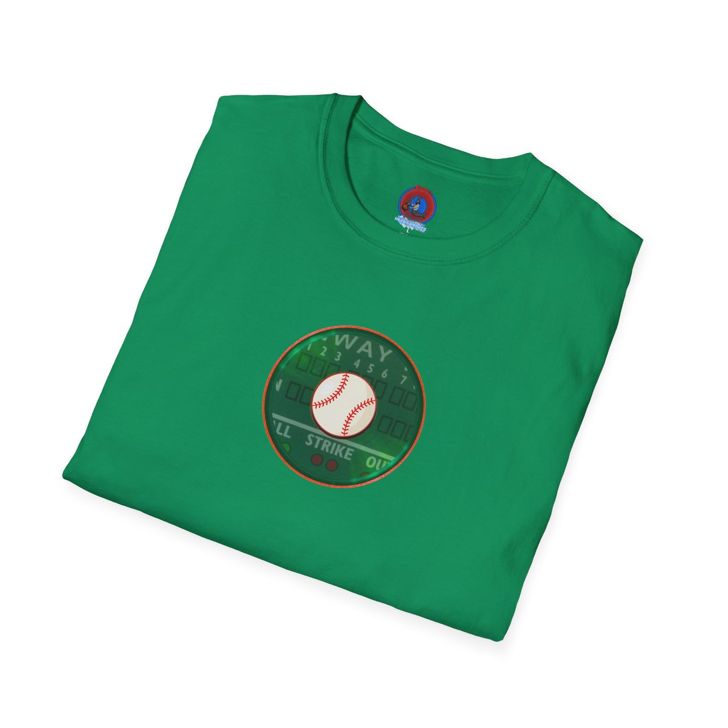 Classic Donut Tee - Unisex Soft-Style - "Phenway Ballpark Donuts" - vivid monsta donut - variant 2