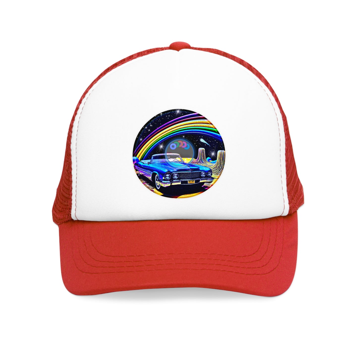Lumpy Trucker Hat - "Halley's Caddy" - picture donut