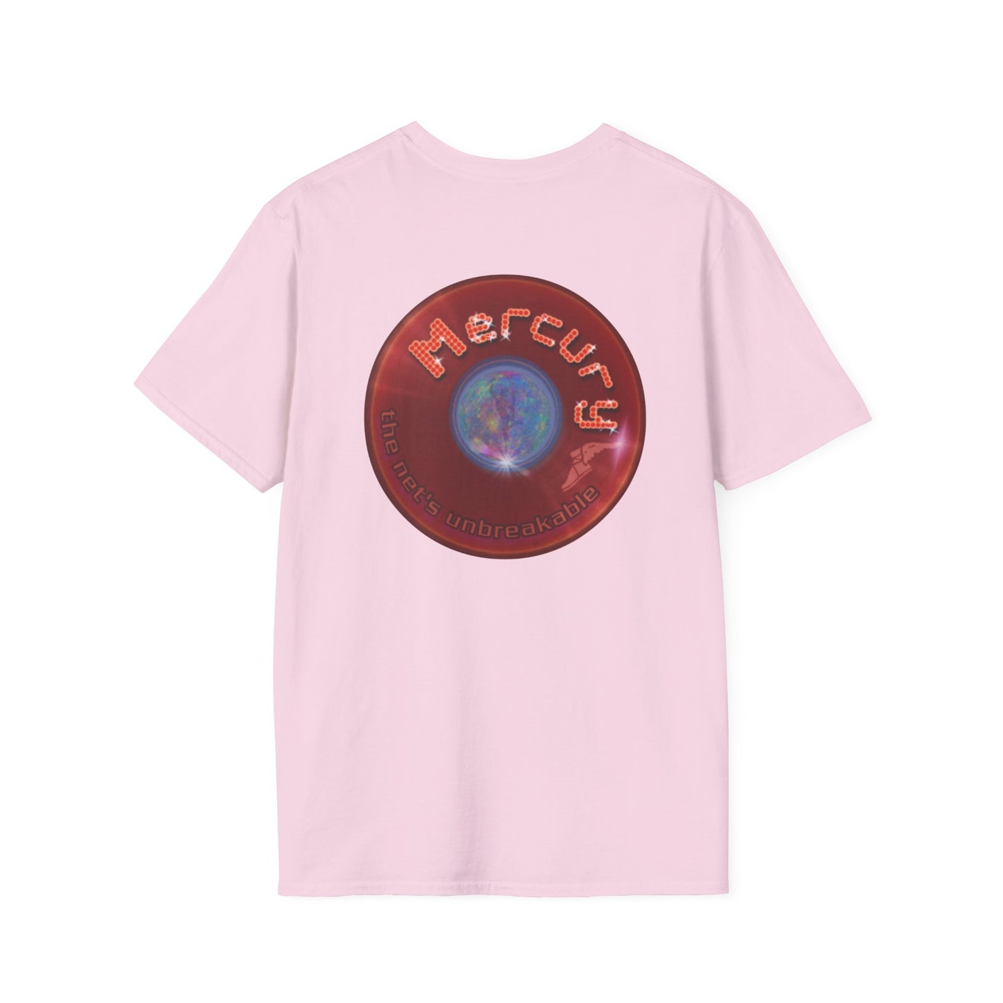 Classic Donut Tee - Unisex Soft-Style - "Donuts of the Gods" - series 1.0 - variant 2 - red donut