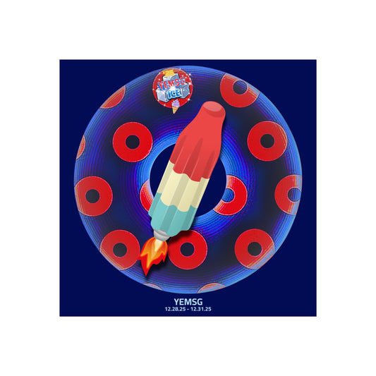 Lumpy Poster Nuts - "Blow this Popsicle Stand" - 24" x 24" 220gsm Giclée/matte  - YEMSG 12.28.25 - 12.31.25
