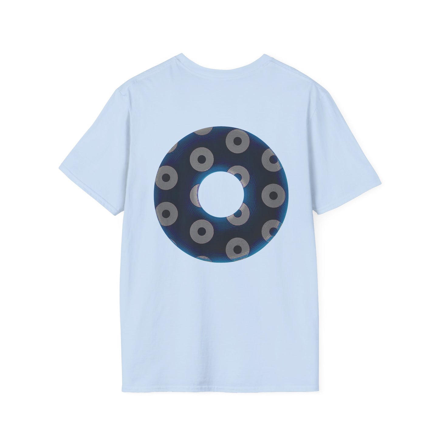 Plain Donuts/Unisex Soft-Style - "Plain Blimpy Paradoxical Donuts" - dark blue/gray donuts