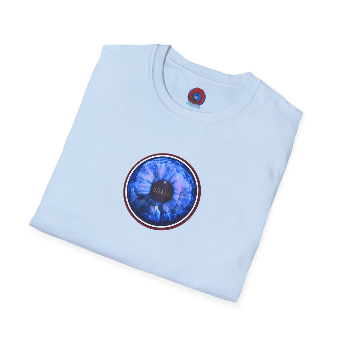 Classic Donut Tee - Unisex Soft-Style - "Wilson's Eyesore Donut Tee" - blue idonut - variant 3