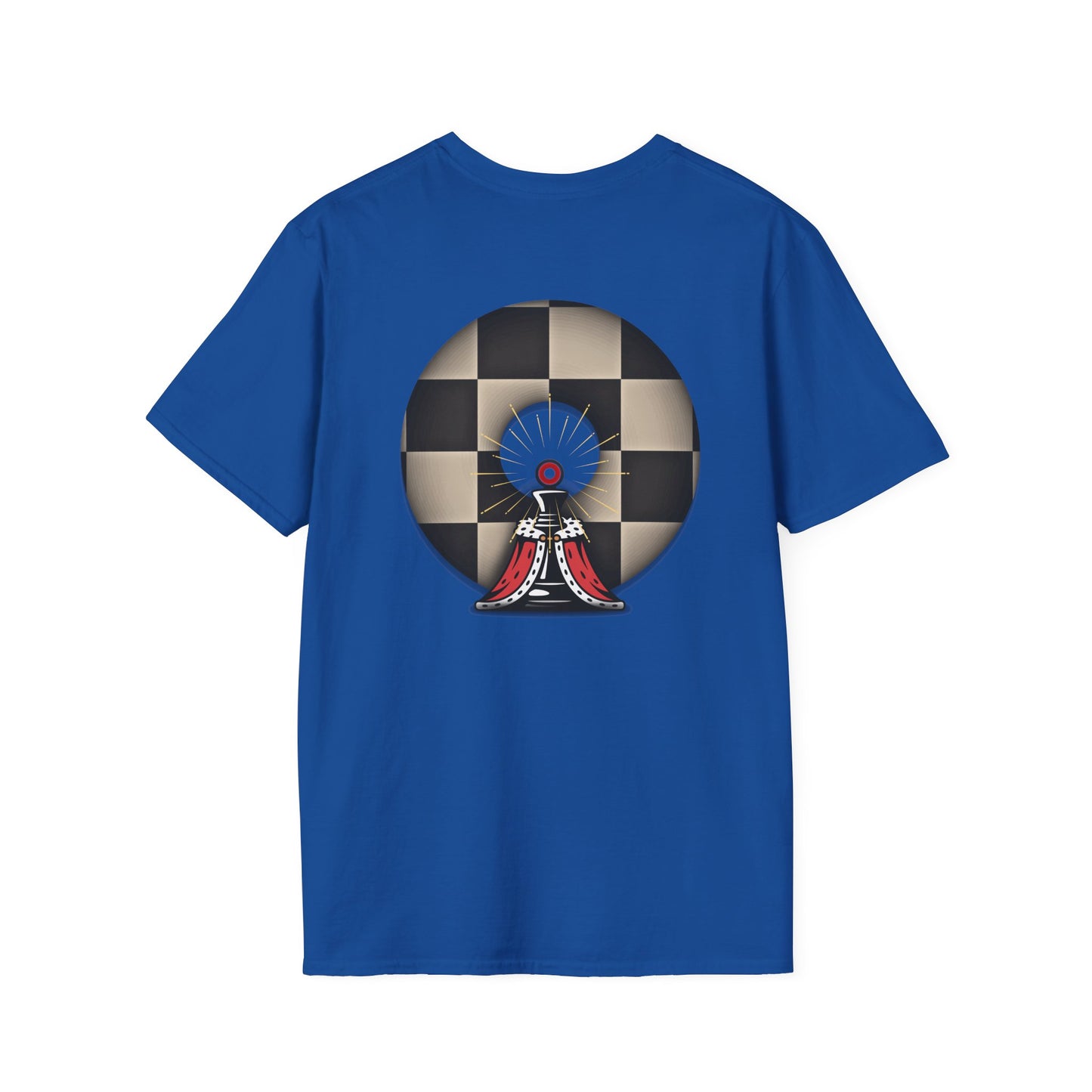 Classic Donut Tee - Unisex Soft-Style - "Bobby Phisher King's Donut no. 95" - chess donut