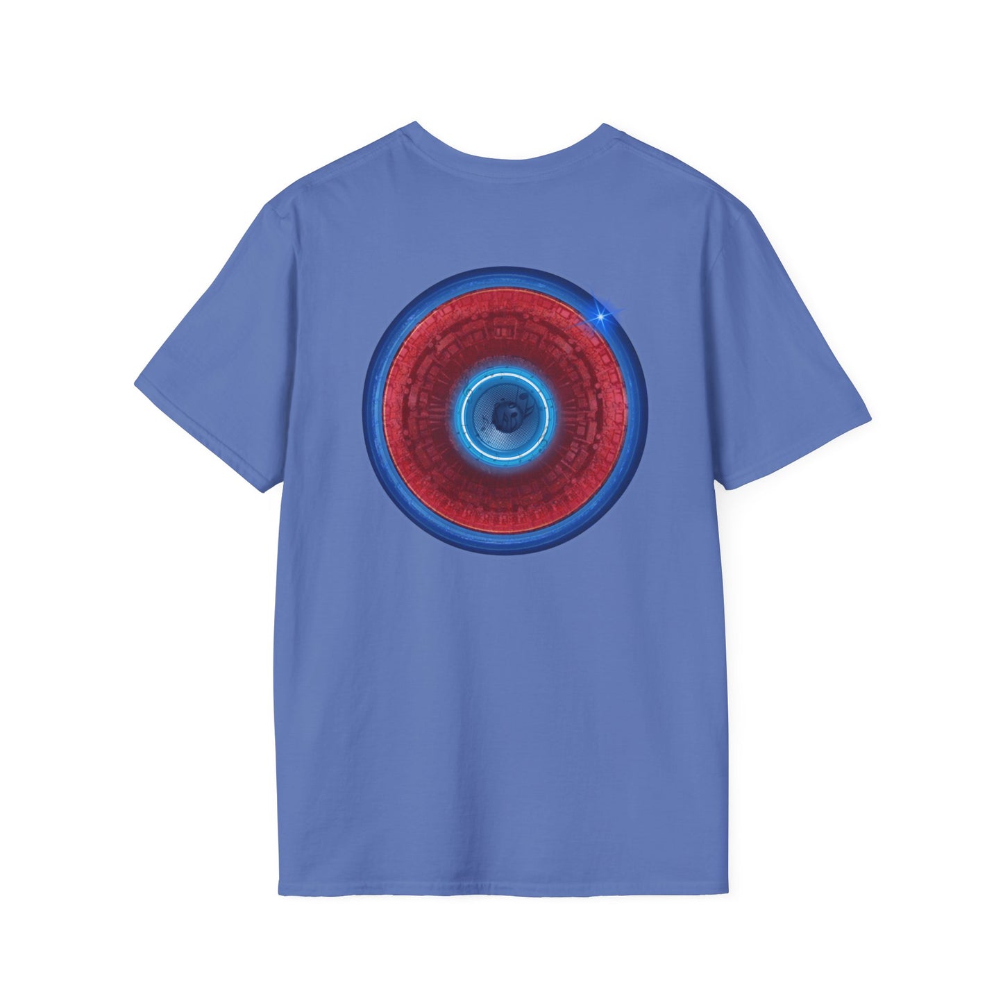 Classic Donut Tee - Unisex Soft-Style - "Homer's Perfect Donut" - series 1.0  - variant 2 - dark blue edging