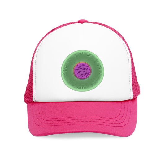 Lumpy Trucker Hat - "Donut Pastels Skool of Phishies" - variant 2 - green/purple