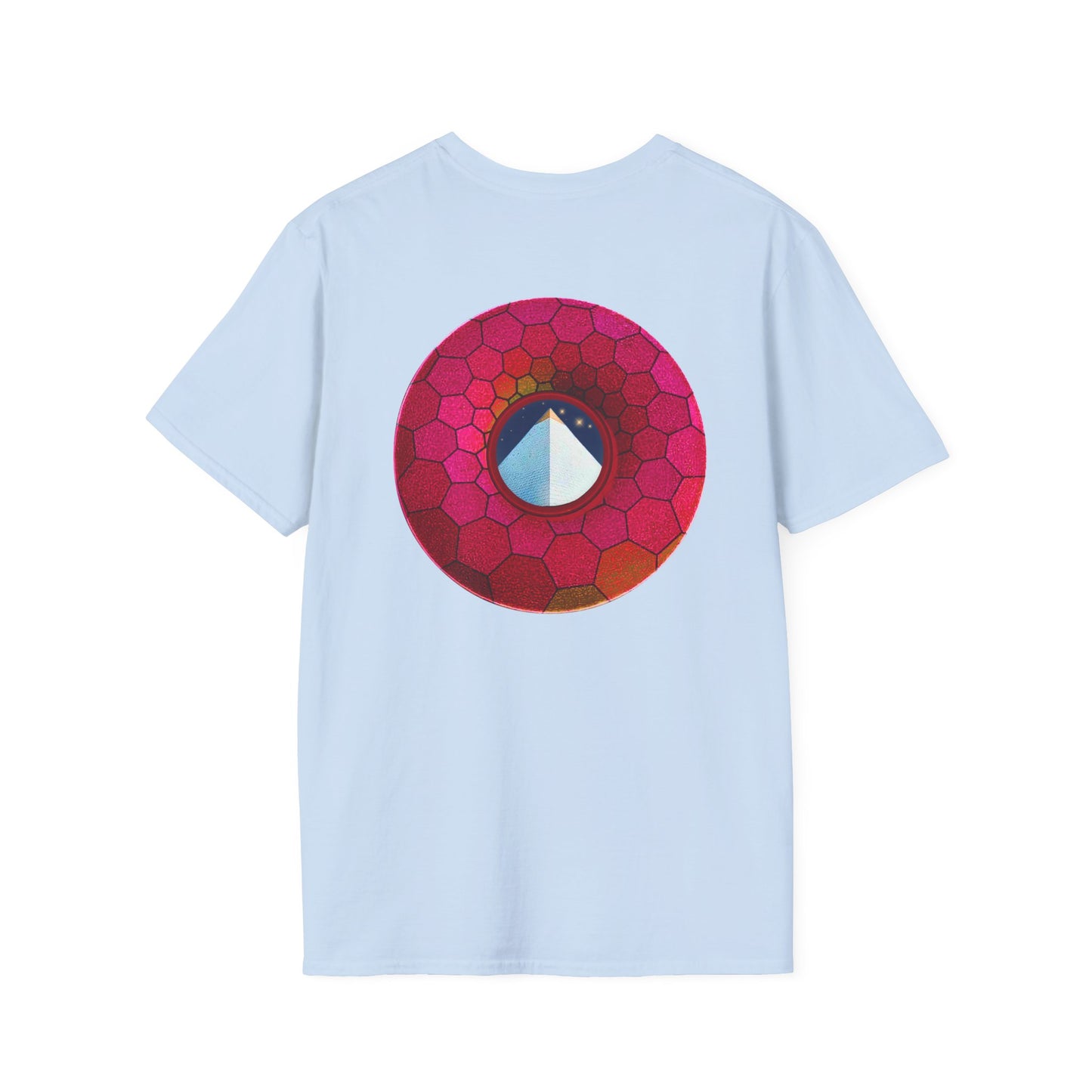 Classic Donut Tee - Unisex Soft-Style - "Limestone Donuts so Large" - variant 5 - green hexadonut