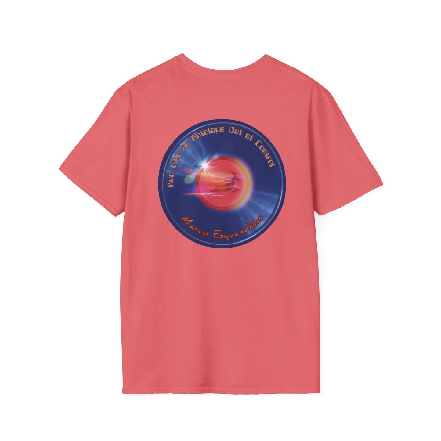 Classic Donut Tee - Unisex Soft-Style - "Marco's Preferred Donut" - series 1.0 - blue donut