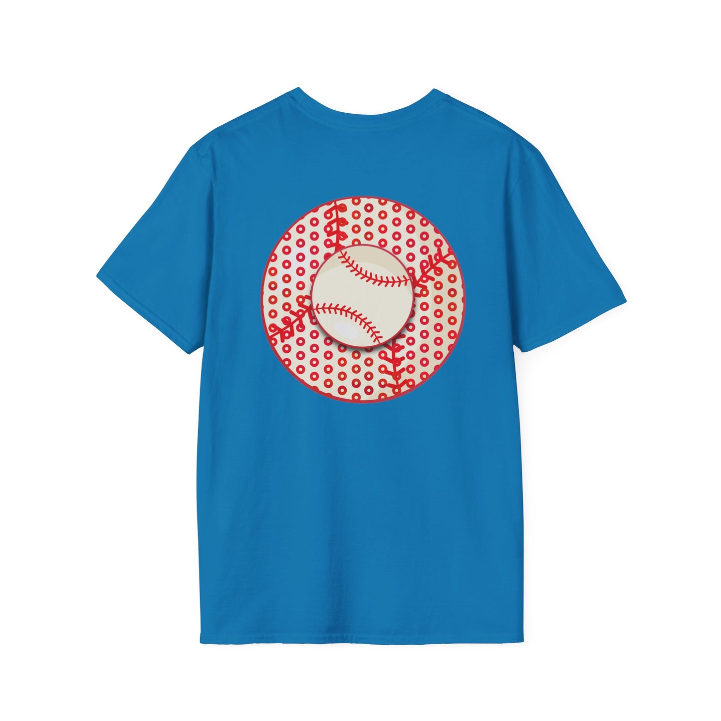 Classic Donut Tee - Unisex Soft-Style - "Phenway Ballpark Donuts" - baseball paradox donut - variant 3