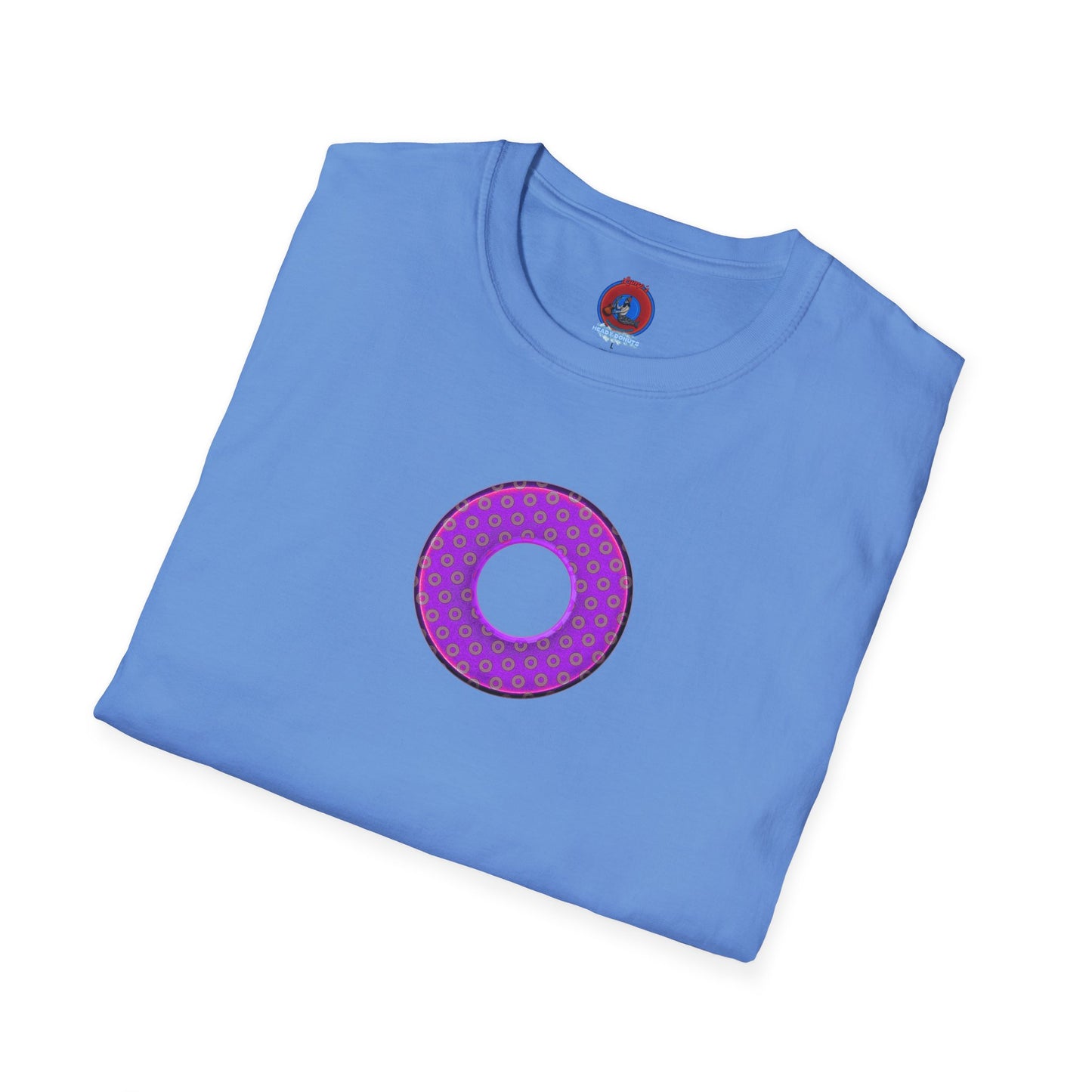 Plain Donuts/Unisex Soft-Style - "Plain Electric Paradoxical Donuts" - purple/mauve donuts