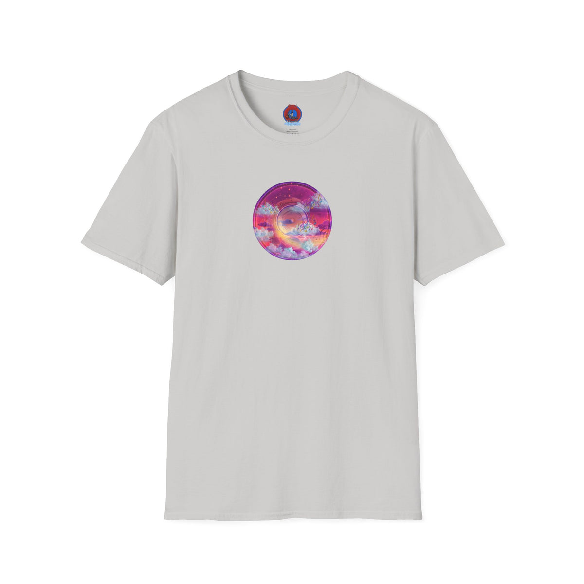 Classic Donut Tee - Unisex Soft-Style - "Pillow Donuts of Cotton" - vivid magenta pic donut
