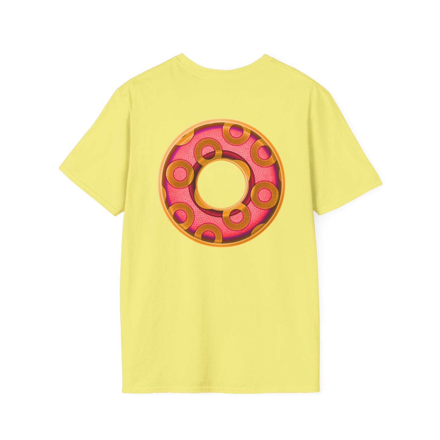 Plain Donuts/Unisex Soft-Style - "Plain Rustic Paradoxical Donuts" - rose/gold donuts