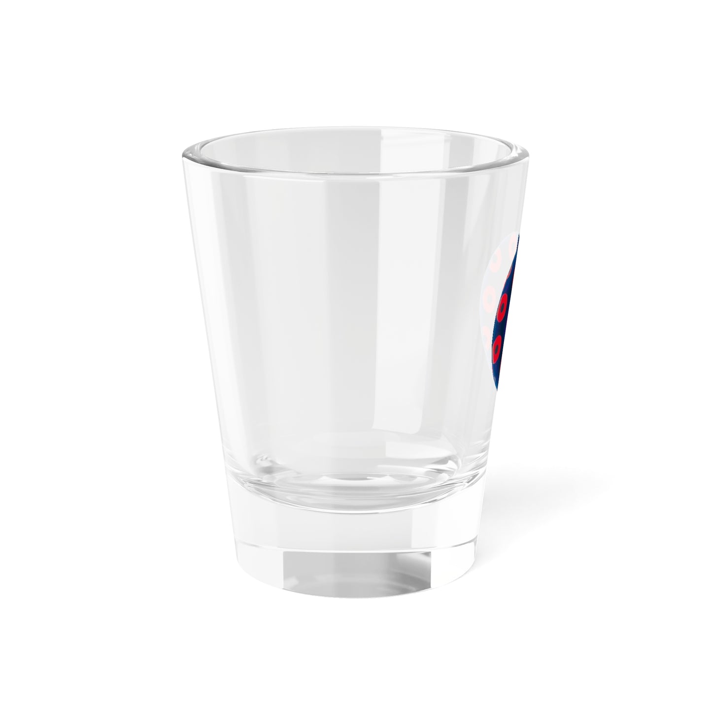 Bad Fishy Too - Blimpy Paradox Donut red/blue - Shot Glass, 1.5oz