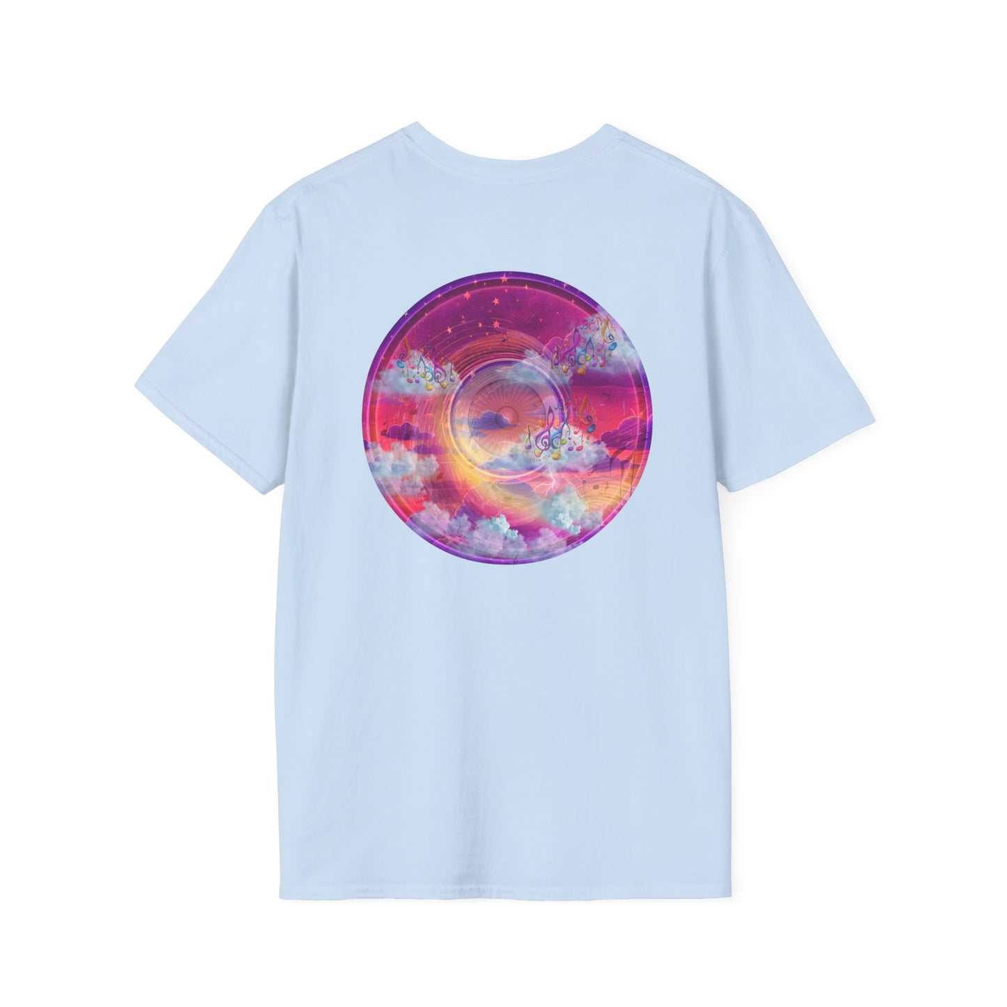 Classic Donut Tee - Unisex Soft-Style - "Pillow Donuts of Cotton" - vivid magenta pic donut