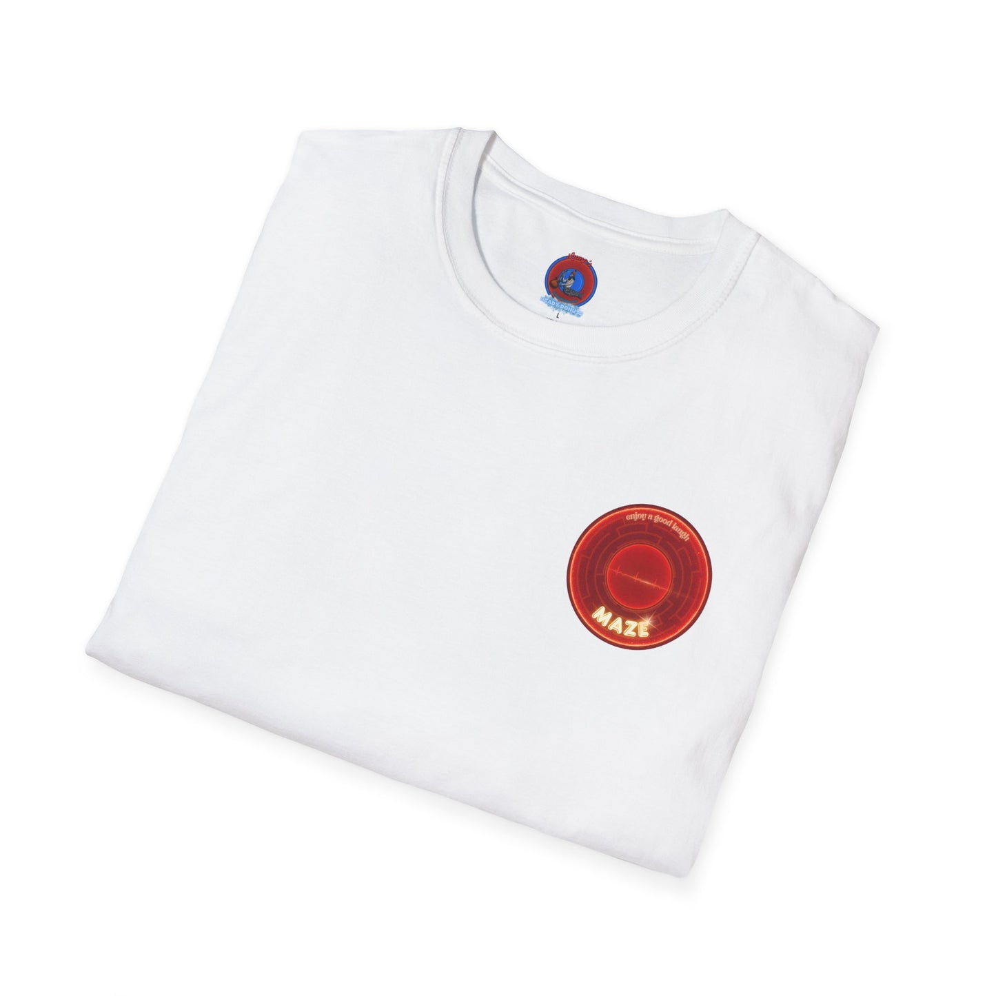 Classic Donut Tee - Unisex Soft-Style - "The Amazing Donut" - series 1.0 - variant 2 - red donut