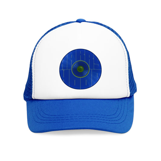 Lumpy Trucker Hat - "Where'd Harry Go? He Left This Hat" - variant 3 - blue donut