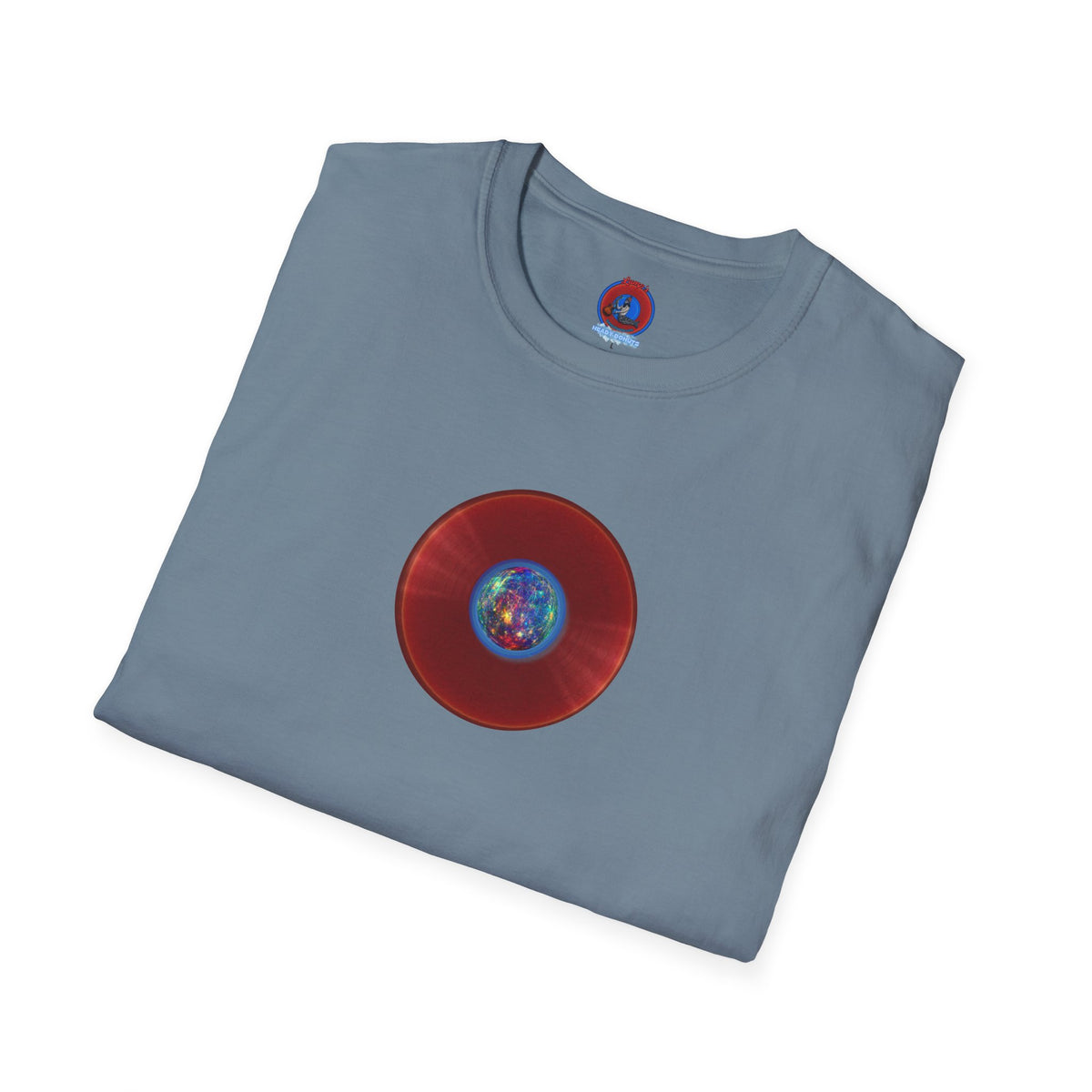 Classic Donut Tee - Unisex Soft-Style - "Donuts of the Gods" - series 1.0 - variant 1 - red donut