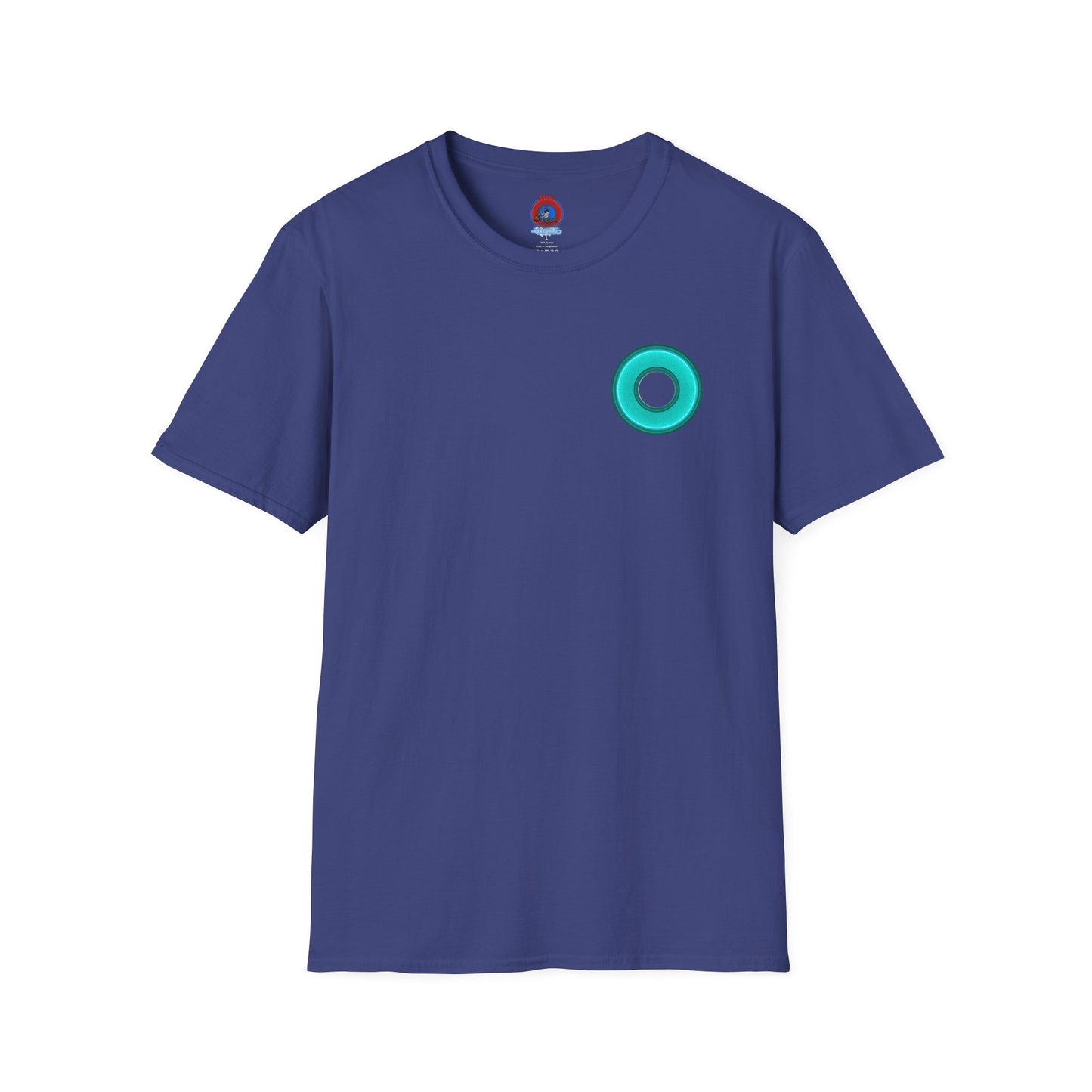Classic Donut Tee - Unisex Soft-Style - "Momma just got out of Sing Sing" - dark teal donut
