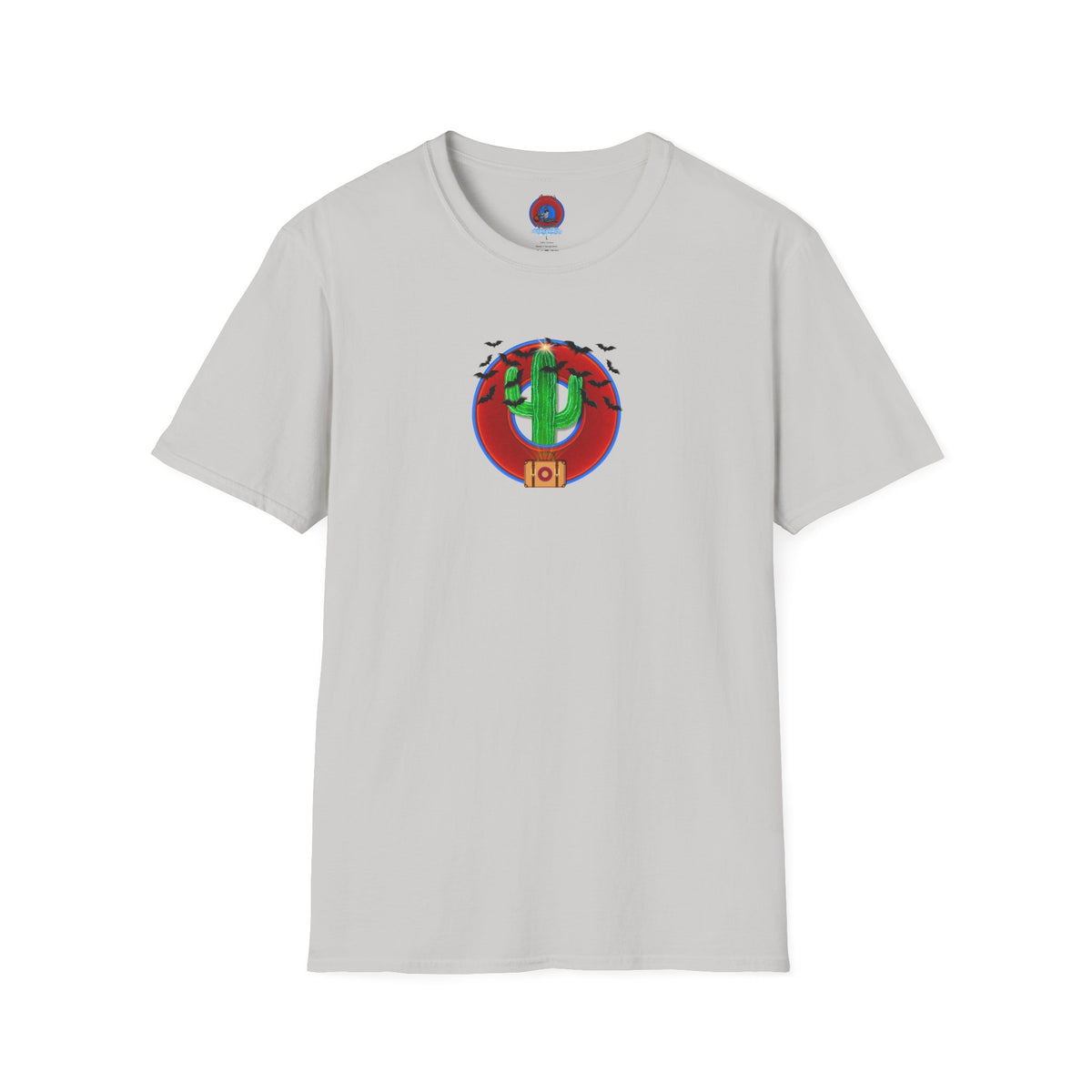 Classic Donut Tee - Unisex Soft-Style - "Raoul Duke's Sinfully Delicious Donut" - vivid red donut