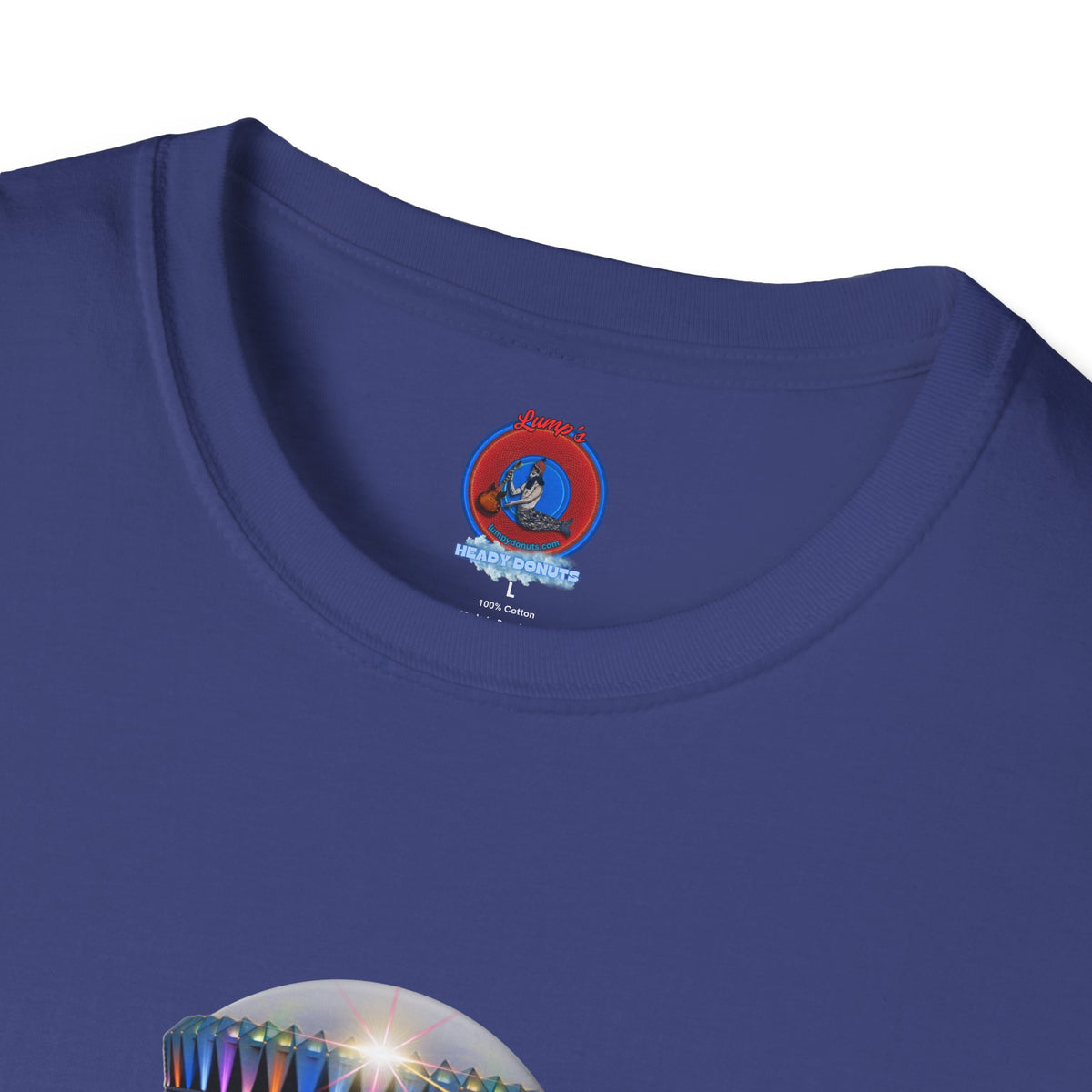 Classic Donut Tee - Unisex Soft-Style - "Donuts now Served on the Mothership" - series 1.0  - variant 6  - tractor-beamed donut