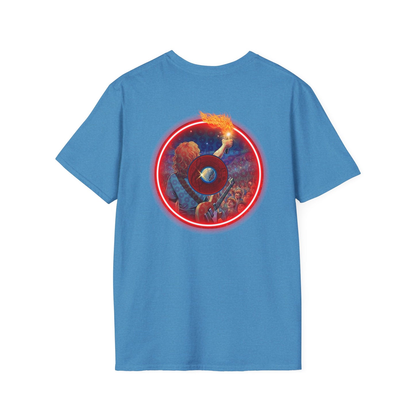 Classic Donut Tee - Unisex Soft-Style - "Torchbearer's Donut " - red donut