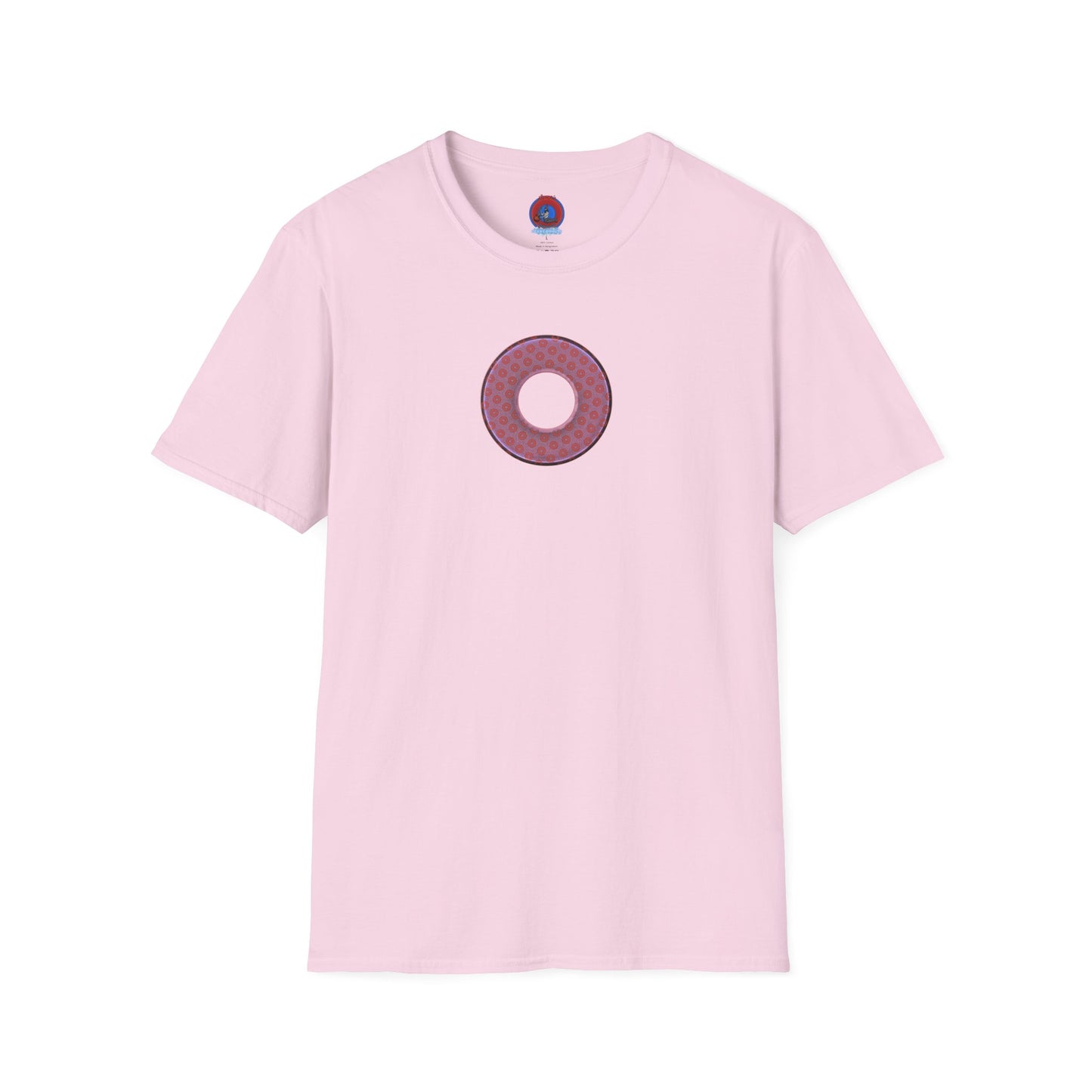 Plain Donuts/Unisex Soft-Style - "Plain Electric Paradoxical Donuts" - pink/mauve donuts